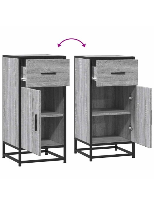 PUHVETKAPP, HALL SONOMA TAMM, 35,5X35X76 CM, TEHISPUIT/METALL