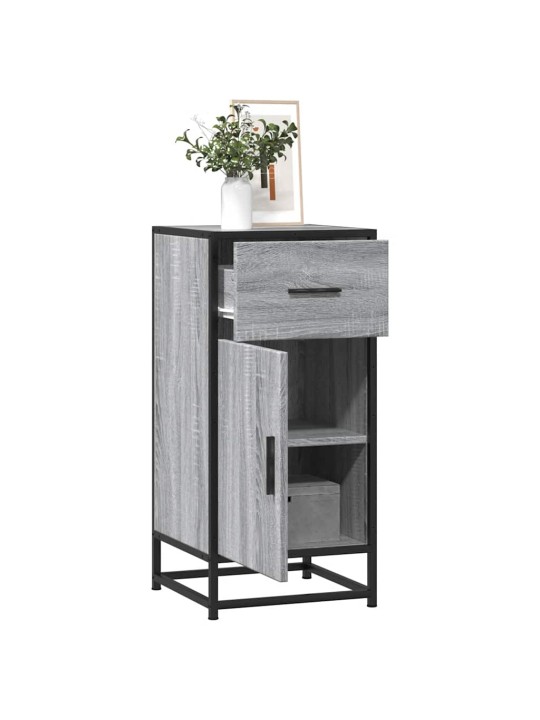PUHVETKAPP, HALL SONOMA TAMM, 35,5X35X76 CM, TEHISPUIT/METALL