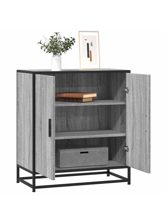 PUHVETKAPP HALL SONOMA 68X35X76 CM ENGINEERED WOOD AND METAL