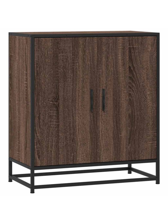 PUHVETKAPP PRUUN TAMM 68X35X76 CM ENGINEERED WOOD AND METAL