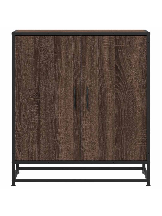 PUHVETKAPP PRUUN TAMM 68X35X76 CM ENGINEERED WOOD AND METAL