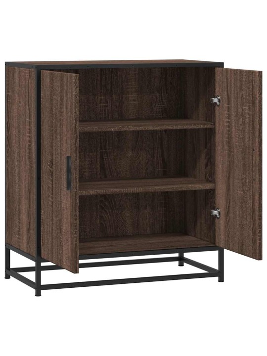 PUHVETKAPP PRUUN TAMM 68X35X76 CM ENGINEERED WOOD AND METAL