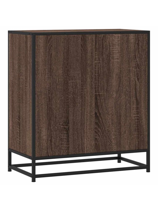 PUHVETKAPP PRUUN TAMM 68X35X76 CM ENGINEERED WOOD AND METAL