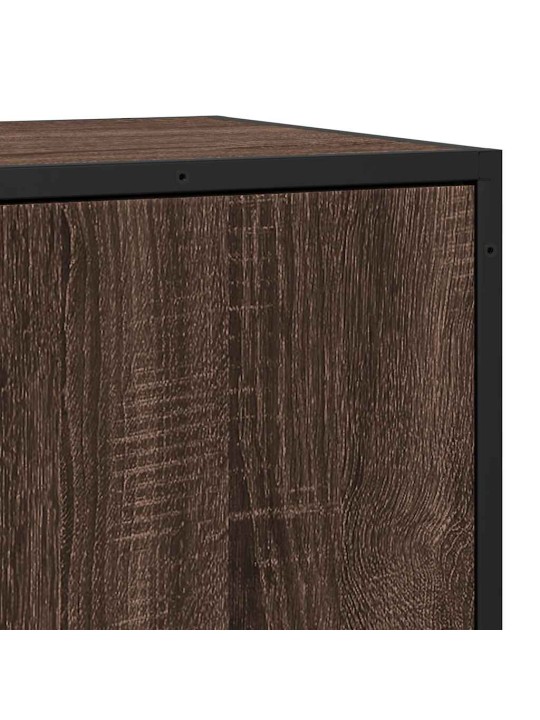 PUHVETKAPP PRUUN TAMM 68X35X76 CM ENGINEERED WOOD AND METAL