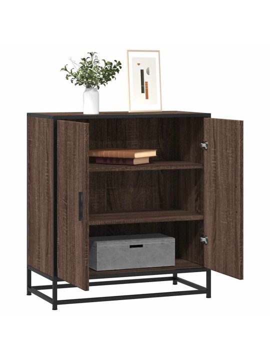 PUHVETKAPP PRUUN TAMM 68X35X76 CM ENGINEERED WOOD AND METAL