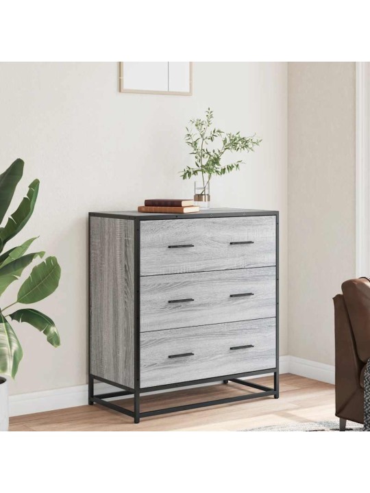 PUHVETKAPP HALL SONOMA 68X35X76 CM ENGINEERED WOOD AND METAL