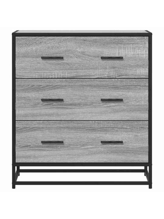 PUHVETKAPP HALL SONOMA 68X35X76 CM ENGINEERED WOOD AND METAL