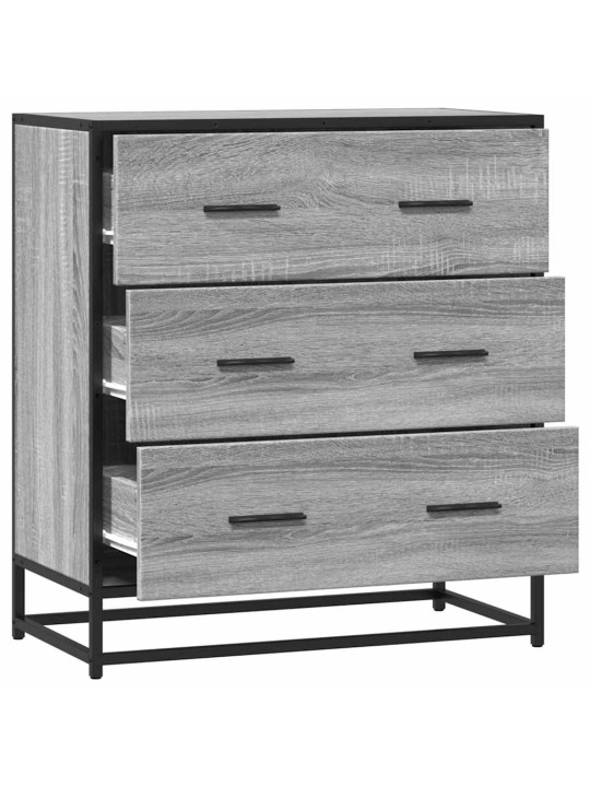 PUHVETKAPP HALL SONOMA 68X35X76 CM ENGINEERED WOOD AND METAL
