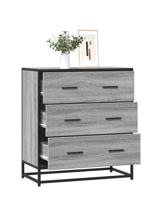 PUHVETKAPP HALL SONOMA 68X35X76 CM ENGINEERED WOOD AND METAL