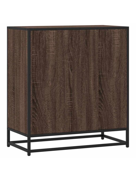 PUHVETKAPP PRUUN TAMM 68X35X76 CM ENGINEERED WOOD AND METAL