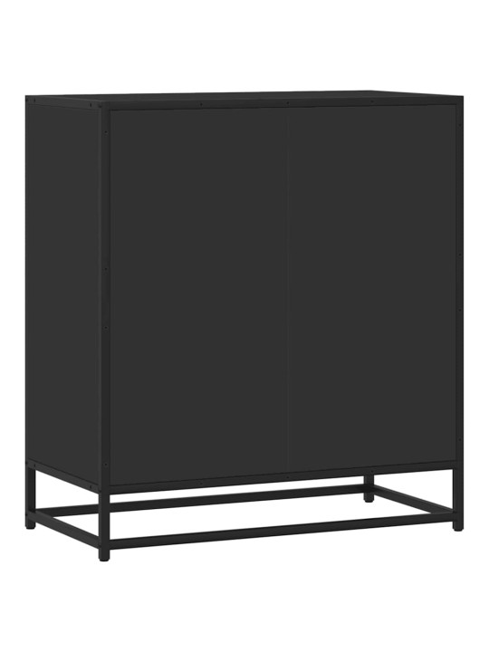 PUHVETKAPP, MUST, 68X35X76 CM, TEHISPUIT JA METALL