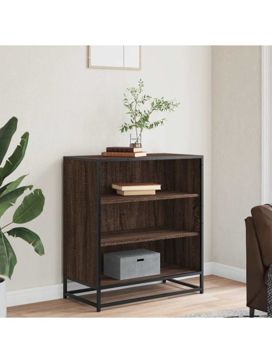 PUHVETKAPP PRUUN TAMM 68X35X76 CM ENGINEERED WOOD AND METAL