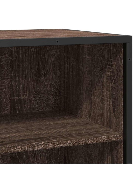 PUHVETKAPP PRUUN TAMM 68X35X76 CM ENGINEERED WOOD AND METAL