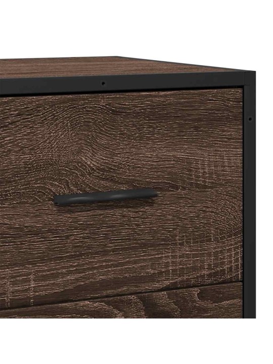 PUHVETKAPP PRUUN TAMM 68X35X76 CM ENGINEERED WOOD