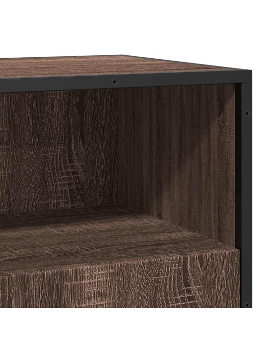 PUHVETKAPP PRUUN TAMM 68X35X76 CM ENGINEERED WOOD