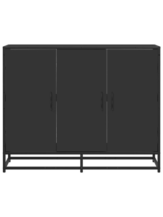 PUHVETKAPP, MUST, 94X35X76 CM, TEHISPUIT