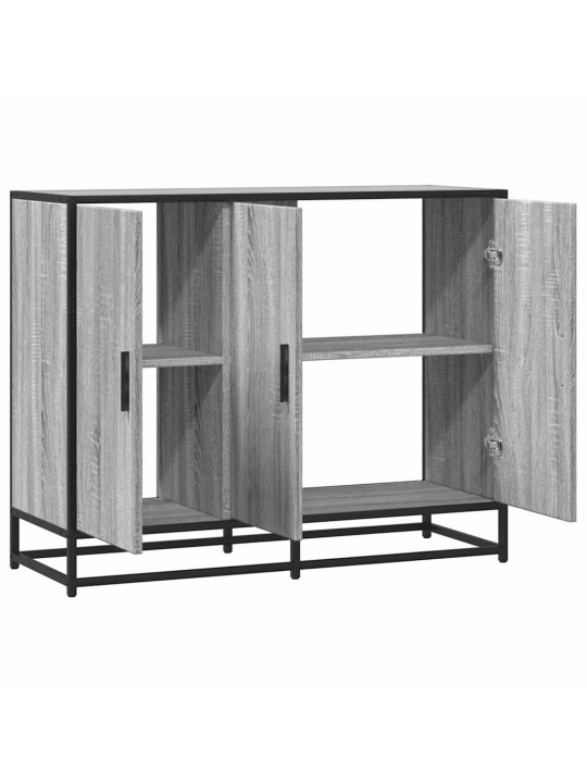 PUHVETKAPP HALL SONOMA 94X35X76 CM ENGINEERED WOOD