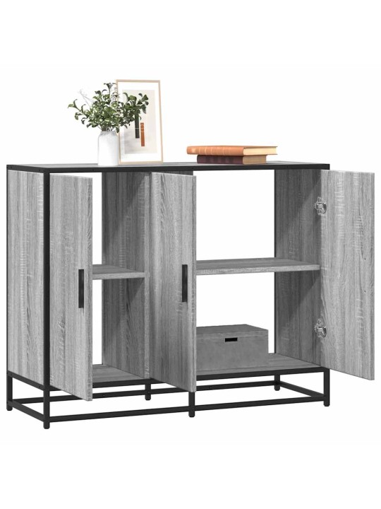 PUHVETKAPP HALL SONOMA 94X35X76 CM ENGINEERED WOOD