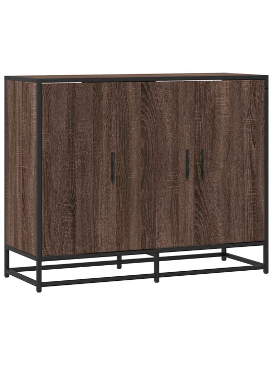 PUHVETKAPP PRUUN TAMM 94X35X76 CM ENGINEERED WOOD
