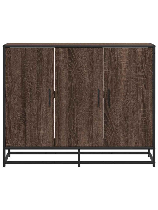 PUHVETKAPP PRUUN TAMM 94X35X76 CM ENGINEERED WOOD