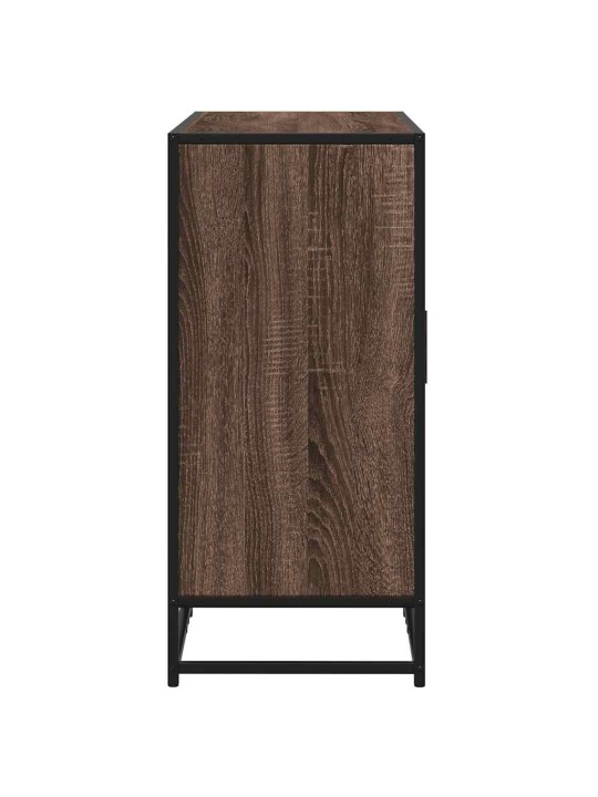 PUHVETKAPP PRUUN TAMM 94X35X76 CM ENGINEERED WOOD