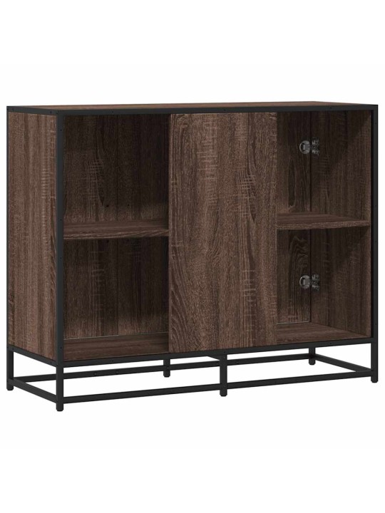 PUHVETKAPP PRUUN TAMM 94X35X76 CM ENGINEERED WOOD