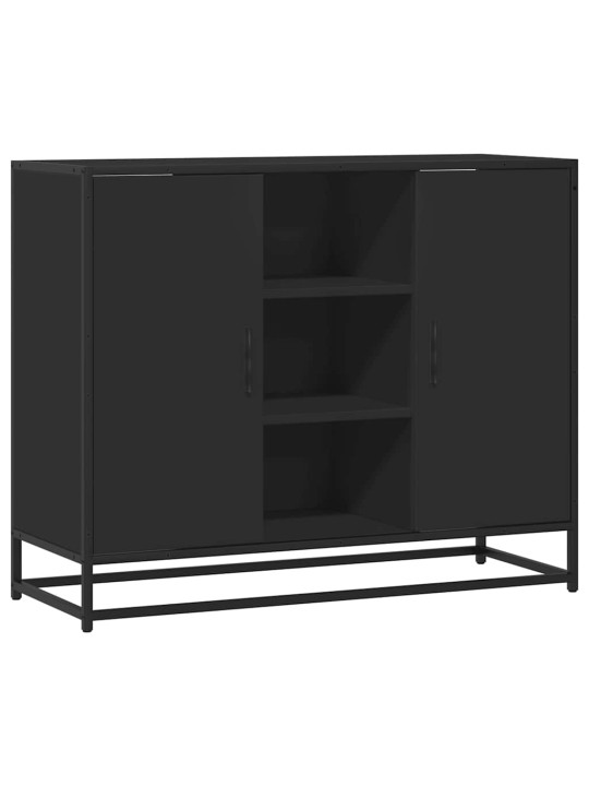 PUHVETKAPP MUST 92X35X76 CM ENGINEERED WOOD