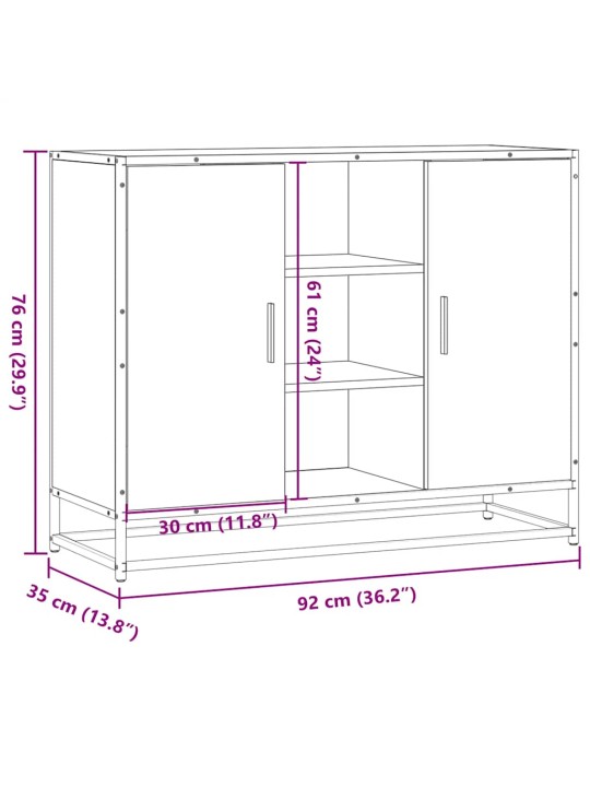 PUHVETKAPP SUITSUTAMM 92X35X76 CM ENGINEERED WOOD