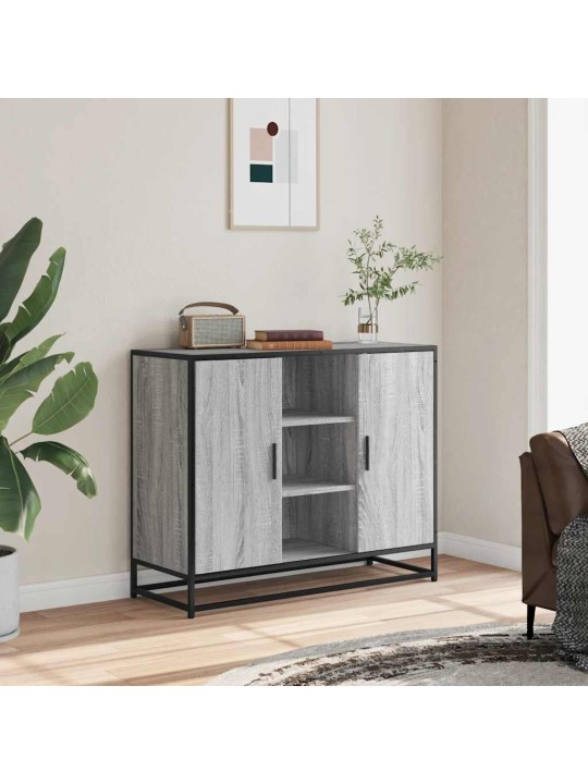 PUHVETKAPP HALL SONOMA 92X35X76 CM ENGINEERED WOOD