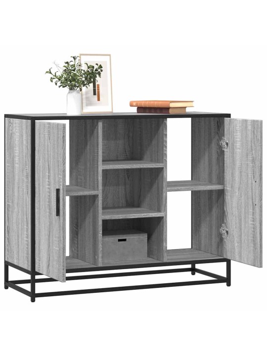 PUHVETKAPP HALL SONOMA 92X35X76 CM ENGINEERED WOOD