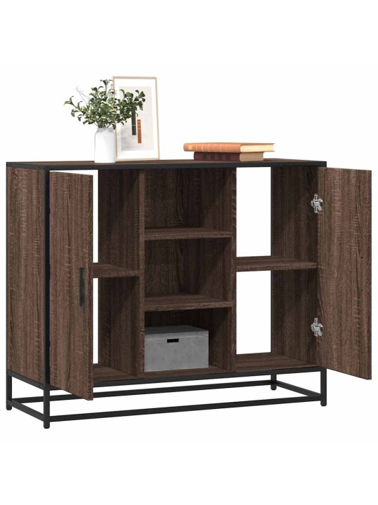 PUHVETKAPP PRUUN TAMM 92X35X76 CM ENGINEERED WOOD