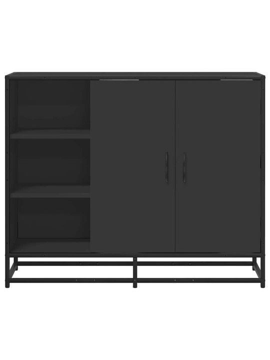 PUHVETKAPP, MUST, 92X35X76 CM, TEHISPUIT