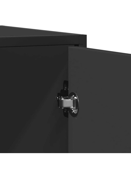 PUHVETKAPP, MUST, 92X35X76 CM, TEHISPUIT