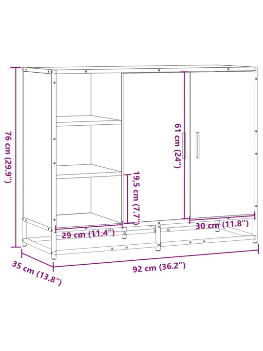 PUHVETKAPP SUITSUTAMM 92X35X76 CM ENGINEERED WOOD