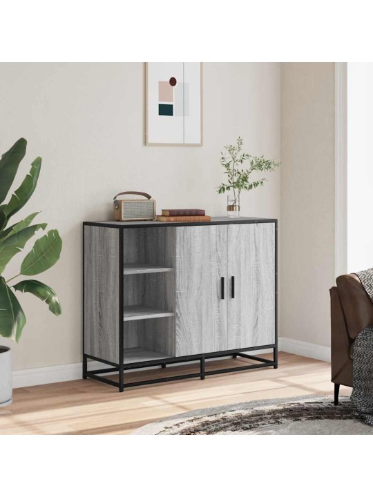 PUHVETKAPP HALL SONOMA 92X35X76 CM ENGINEERED WOOD