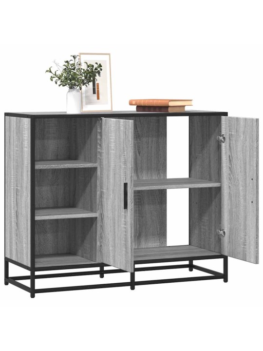 PUHVETKAPP HALL SONOMA 92X35X76 CM ENGINEERED WOOD