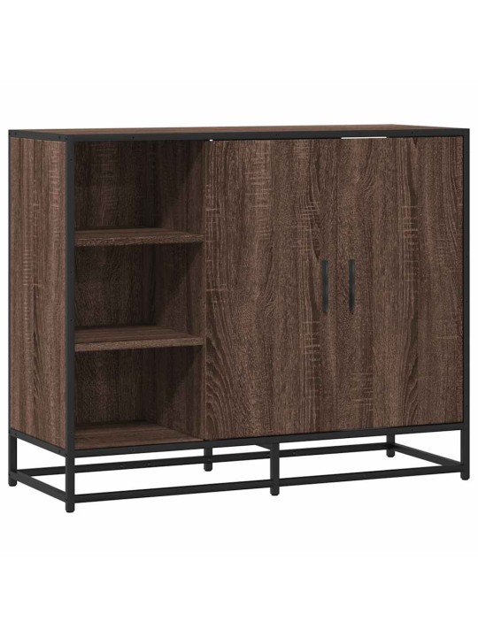PUHVETKAPP PRUUN TAMM 92X35X76 CM ENGINEERED WOOD