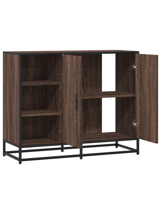 PUHVETKAPP PRUUN TAMM 92X35X76 CM ENGINEERED WOOD