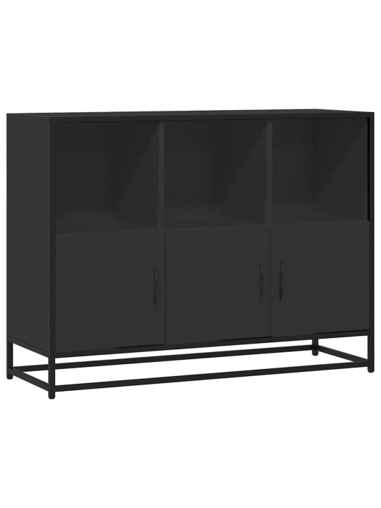 PUHVETKAPP, MUST, 100X35X76 CM, TEHISPUIT