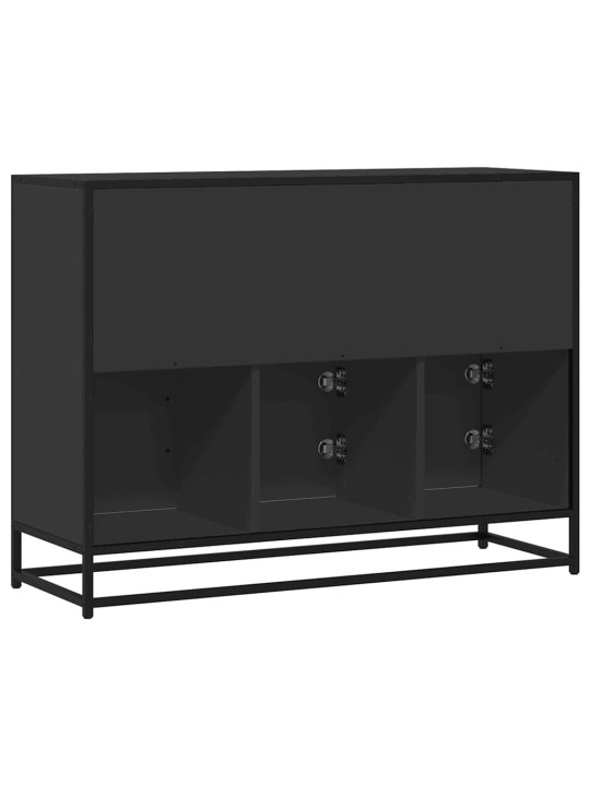 PUHVETKAPP, MUST, 100X35X76 CM, TEHISPUIT