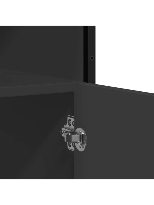 PUHVETKAPP, MUST, 100X35X76 CM, TEHISPUIT