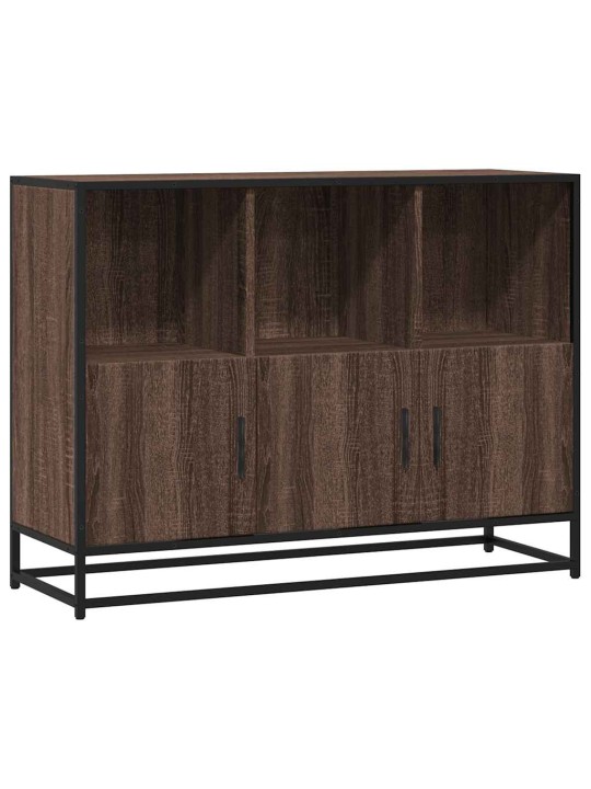 PUHVETKAPP PRUUN TAMM 100X35X76 CM ENGINEERED WOOD