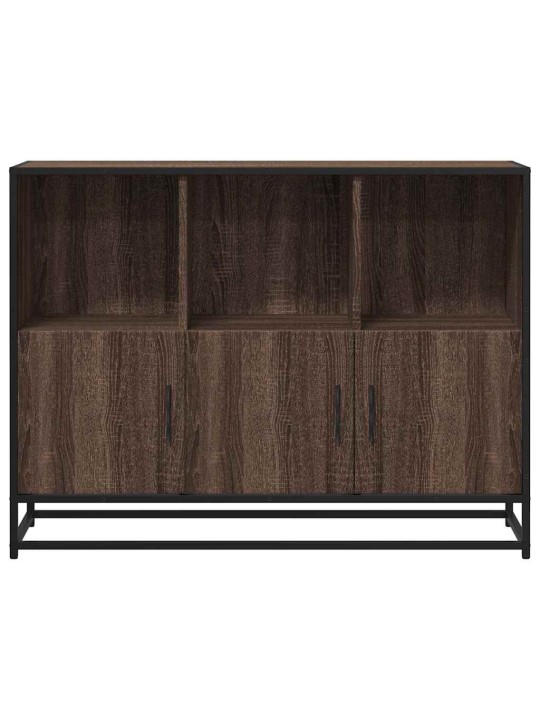 PUHVETKAPP PRUUN TAMM 100X35X76 CM ENGINEERED WOOD