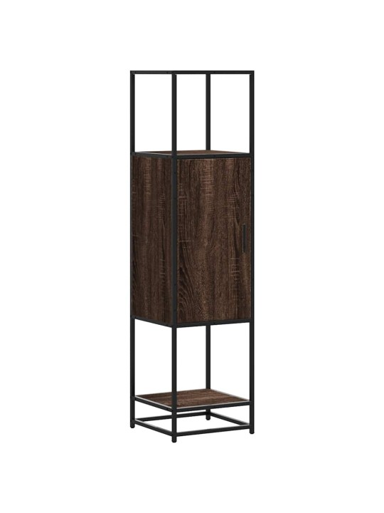 HIGHBOARD PRUUN TAMM 35,5X35X139 CM ENGINEERED WOOD AND METAL