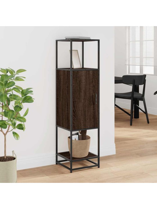HIGHBOARD PRUUN TAMM 35,5X35X139 CM ENGINEERED WOOD AND METAL