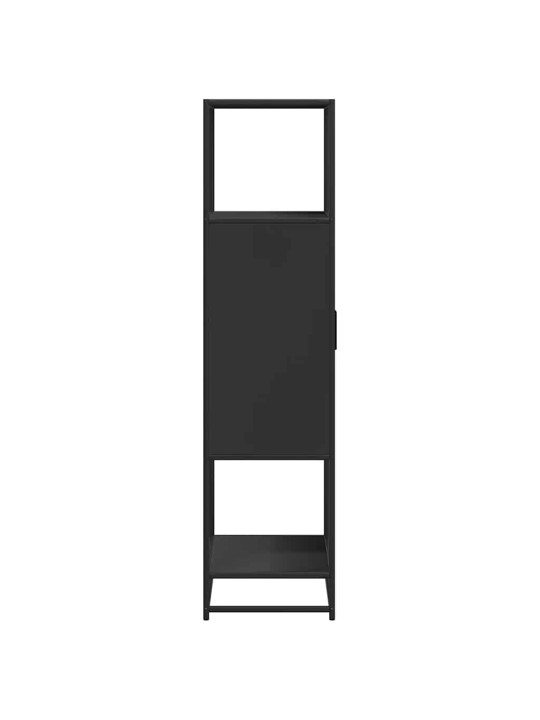 HIGHBOARD BLACK 68X35X139 CM ENGINEERED WOOD AND METAL