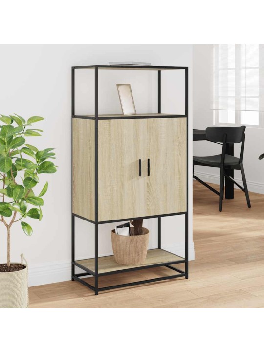 HIGHBOARD SONOMA TAMM 68X35X139 CM ENGINEERED WOOD AND METAL