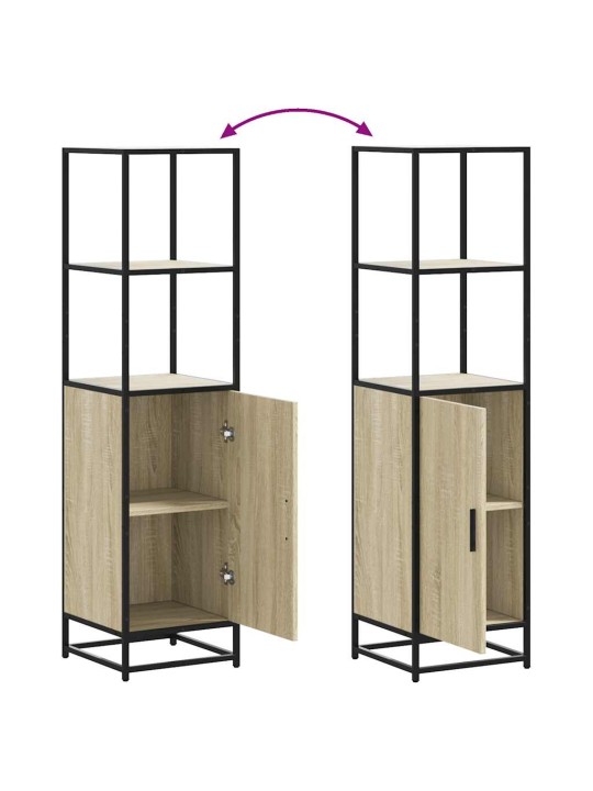 HIGHBOARD SONOMA TAMM 35,5X35X139 CM INSENERITUD PUIT JA METALL