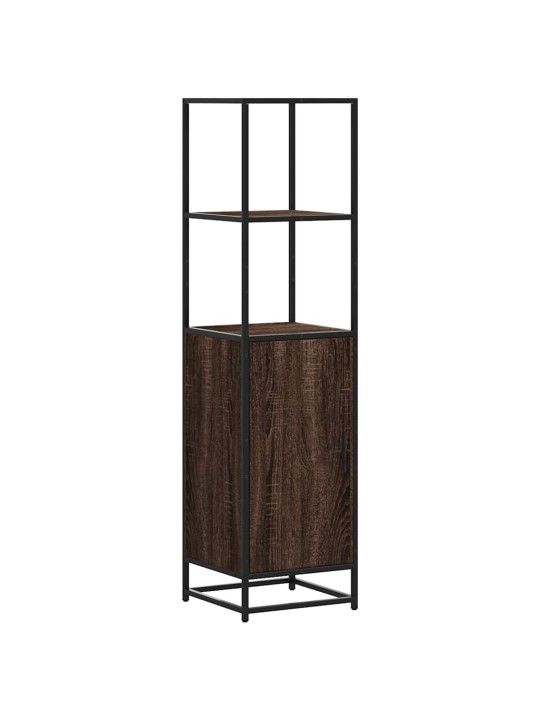 HIGHBOARD PRUUN TAMM 35,5X35X139 CM ENGINEERED WOOD AND METAL