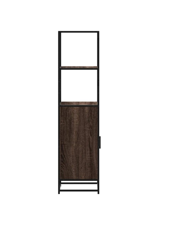 HIGHBOARD PRUUN TAMM 35,5X35X139 CM ENGINEERED WOOD AND METAL